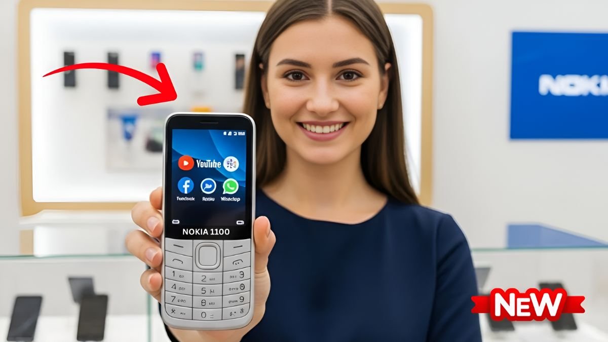 Nokia 1100 keypad phone, Nokia 1100 price in India, Nokia 1100 new launch 2025, stylish keypad phone Nokia, Nokia 1100 specifications, Nokia 1100 features, best keypad phone 2025, Nokia 1100 stylish colors, Nokia 1100 under 2000, Nokia keypad phone price,