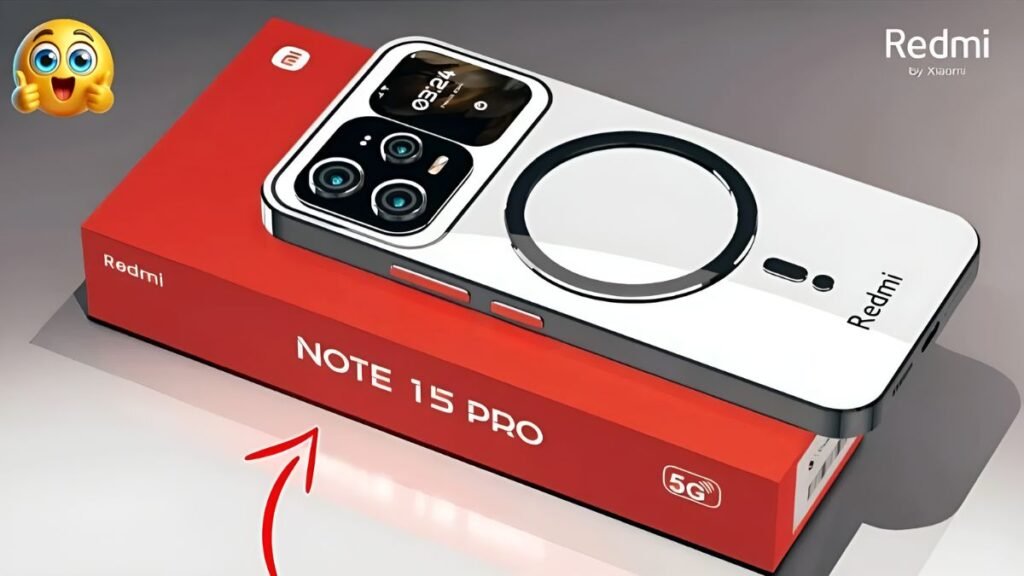 Redmi Note 15 Pro 5G, 12GB RAM smartphone, 512GB storage phone, 200MP camera phone, flagship camera phone, fast 5G smartphone, large storage mobile, high-resolution camera, premium midrange phone, powerful memory phone,