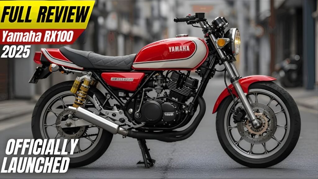Yamaha RX100, Retro Motorcycle, Vintage Bike Revival, New Yamaha RX100 Features, Classic Bike Mileage, Modern RX100 Upgrades, Fuel Efficient Motorbike, Iconic Two-Wheeler, Yamaha Bike Comeback, RX100 Review,